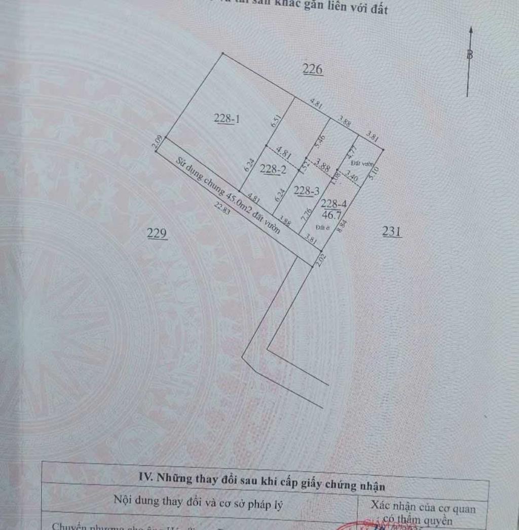 Đất Phúc Lợi - Gần Hồ Điều Hoà - Khu Trung Tâm Phường - 46.7 M2 - 4.1 Tỷ