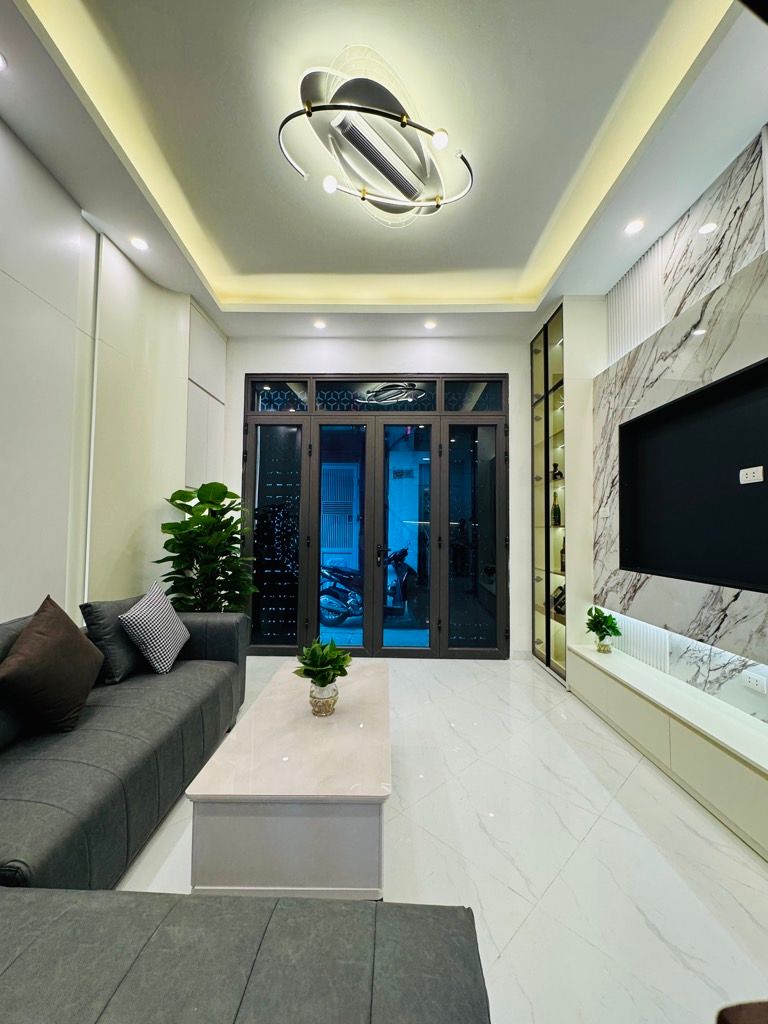 Bán nhà Mai Động, Hoàng Mai 34m2 Mt 4,3m xây 5 tầng mới đẹp, full nội thất, ngõ thông,ôtô