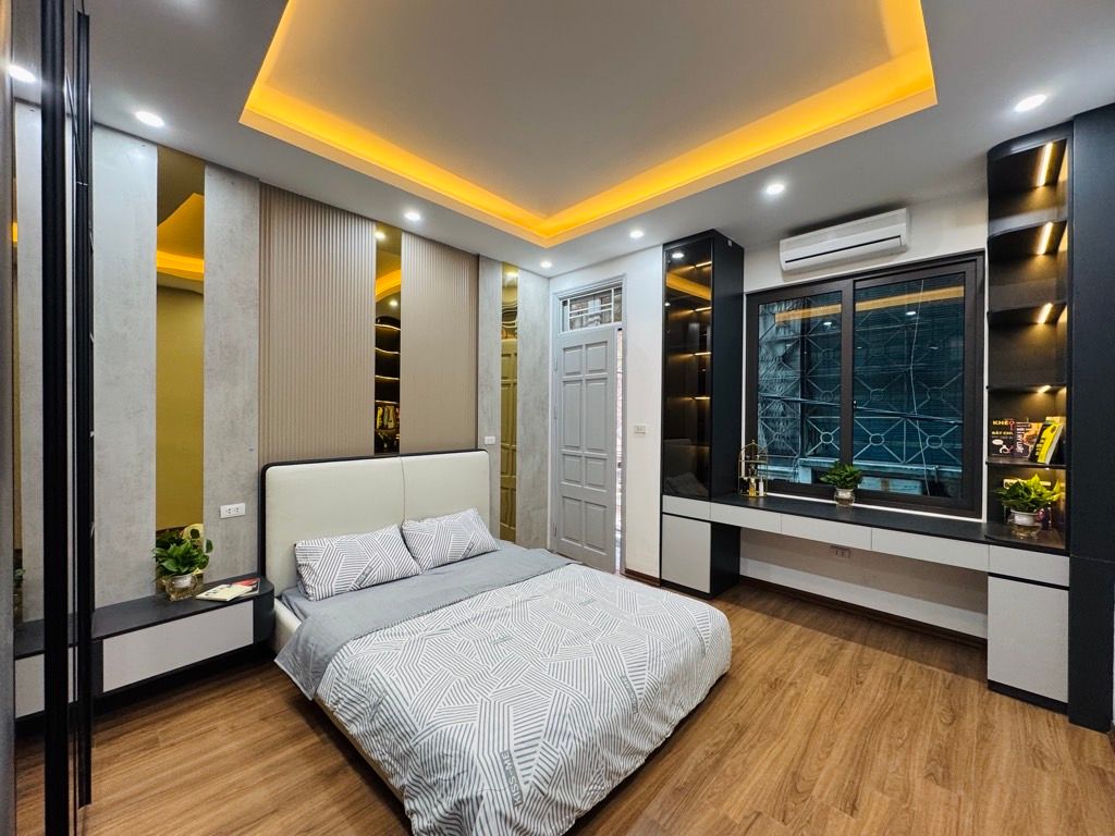 Bán nhà Mai Động, Hoàng Mai 34m2 Mt 4,3m xây 5 tầng mới đẹp, full nội thất, ngõ thông,ôtô