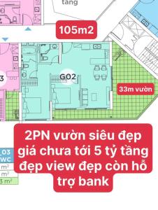 SKY FOREST 2PN CÓ SÂN VƯỜN, NHÀ MỚI 100%