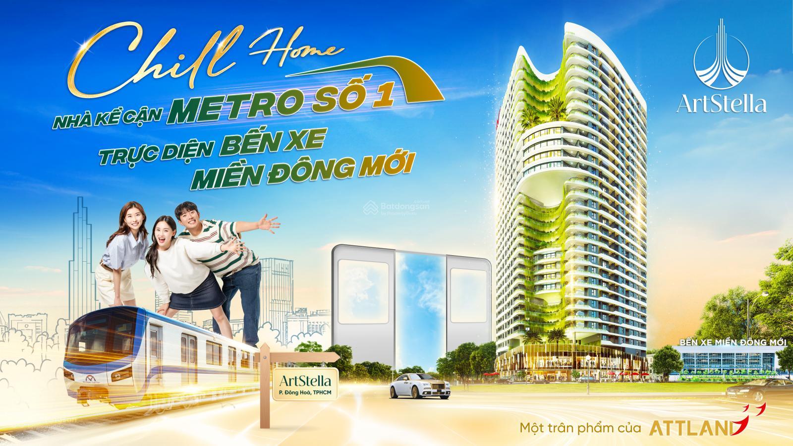 Căn hộ Art Stella - sống cận Metro số 1 và kết nối làng đại học Quốc Gia. Chỉ từ 38,5tr/m2