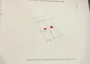 Đất thổ cư, đất ở vân nội- gần cầu nhật tân, 48m2,chỉ 3,2 tỷ , mặt tiền 4m