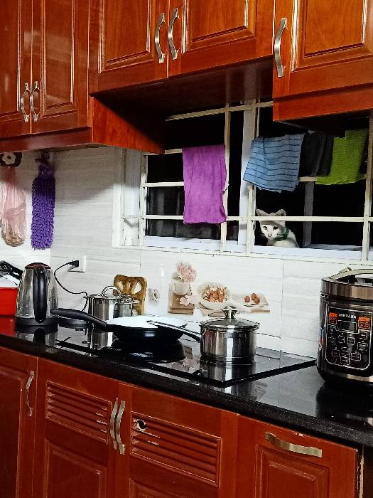 Nhà vuông đẹp, chủ mới cải tạo