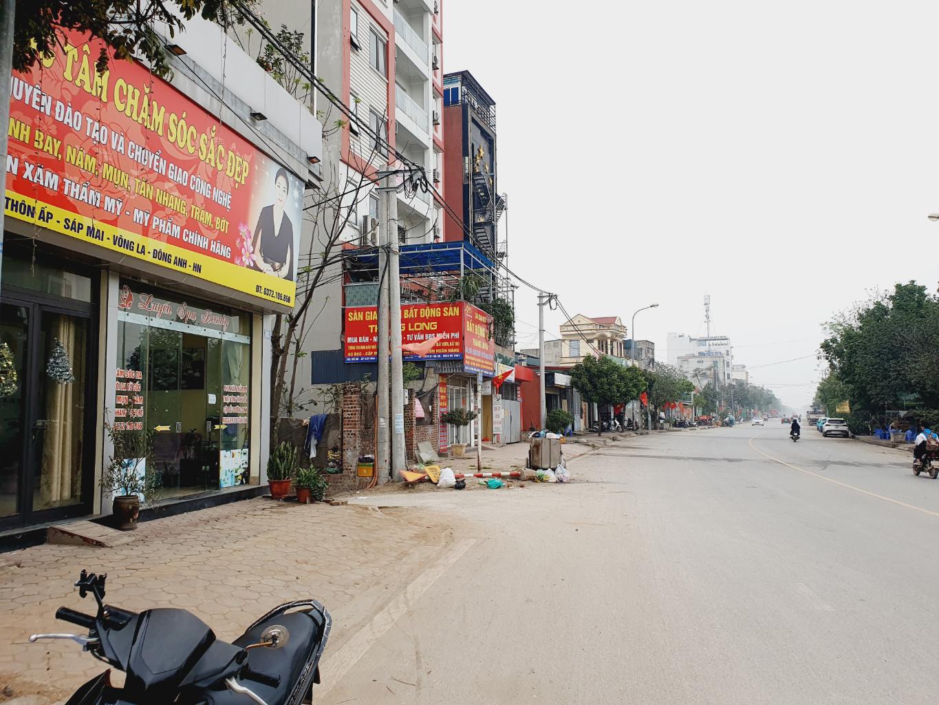 Bán lô góc 70m full thổ cư KD, oto tránh, bờ kênh Sáp Mai VÕNG LA.