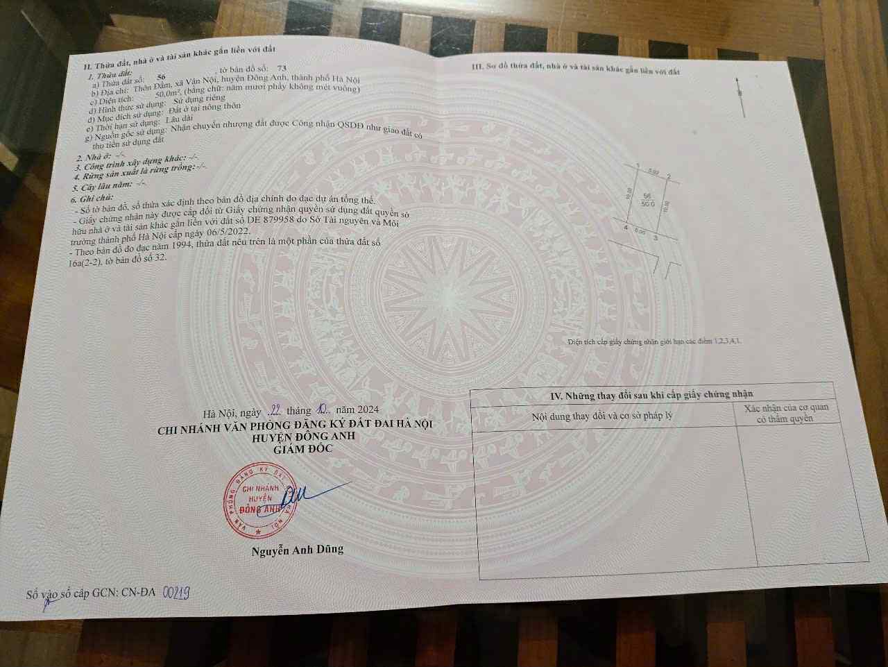 BÁN ĐẤT, ĐIỂM CUỐI CẦU TỨ LIÊN OTO ĐỖ CỬA, TRỤC KD, CỰC RẺ NHỈNH 2TỶ.