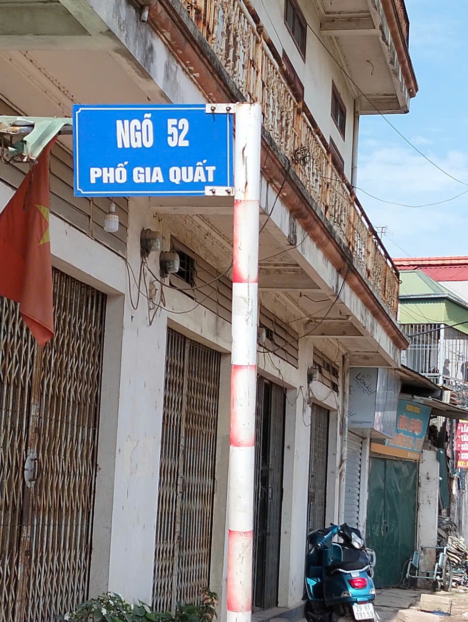 Bán nhà riêng đường Gia Quất, Long Biên, 56m2, Cấp 4, 4,65 Tỷ, MT 4,1m, Mua về ở luôn