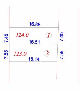 Hồng Kỳ , 124m2 , ô tô tránh , mặt tiền 7,45m