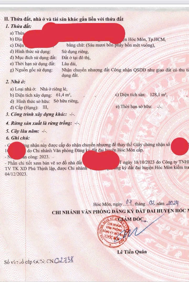 Bán nhà 83m2 ngang 6M Song Hành, Trung Chánh, Hooc Môn