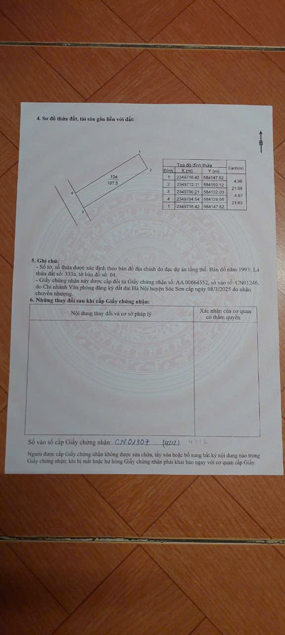Chỉ 4.3x tỷ Có ngay Lô 107m đường Lớn Xuân Bách trước Mặt là KCN Nội Bài