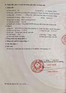 Cần Bán Nhà hẻm 622 đường Cộng Hoà,Phường 13,Quận Tân Bình