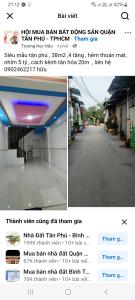 Siêu mẫu tân phú , Dt 38m2 , 4 tầng , hẻm thoáng mát , gần kênh tân hóa