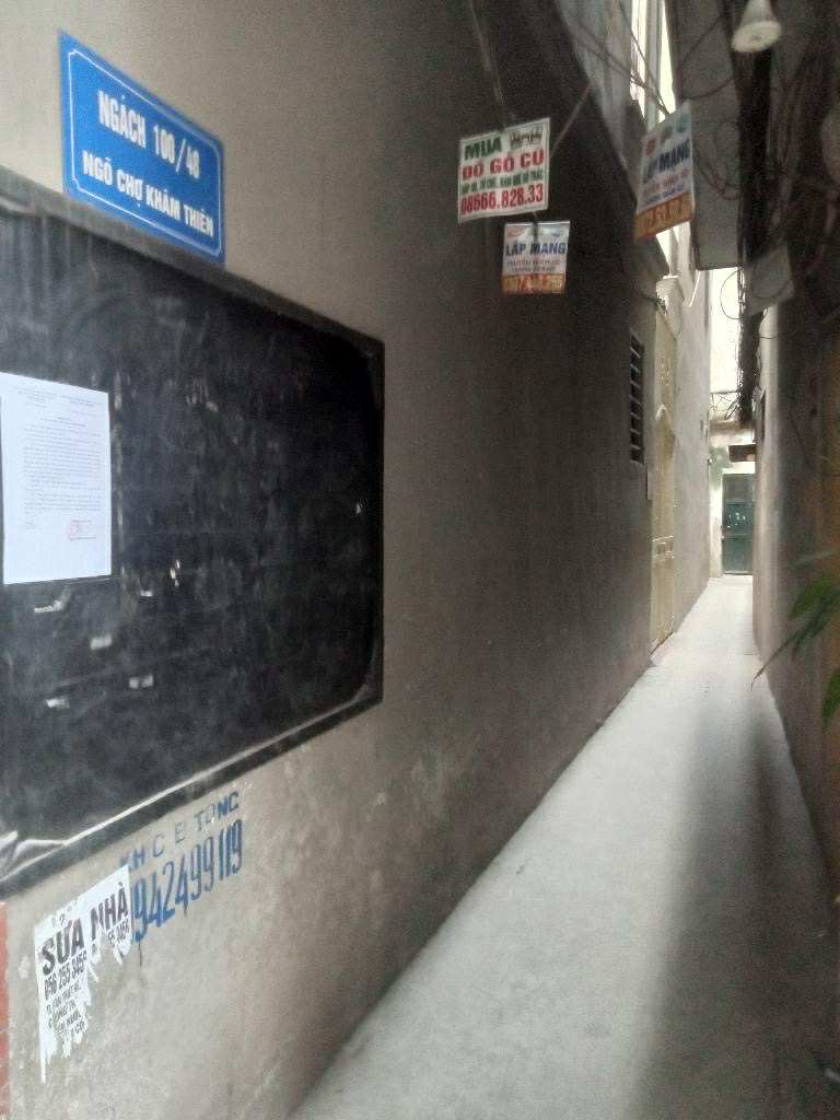 Bán nhà lô góc ngõ chợ Khâm Thiên