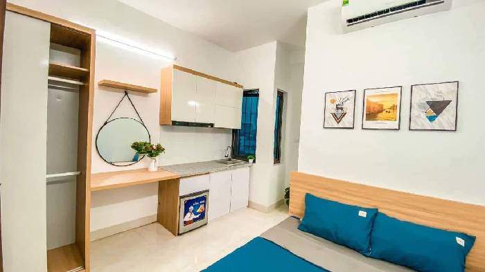 Chung cư mini Triều Khúc 95m 9 tầng 32 phòng khép kín dòng tiền ổn định