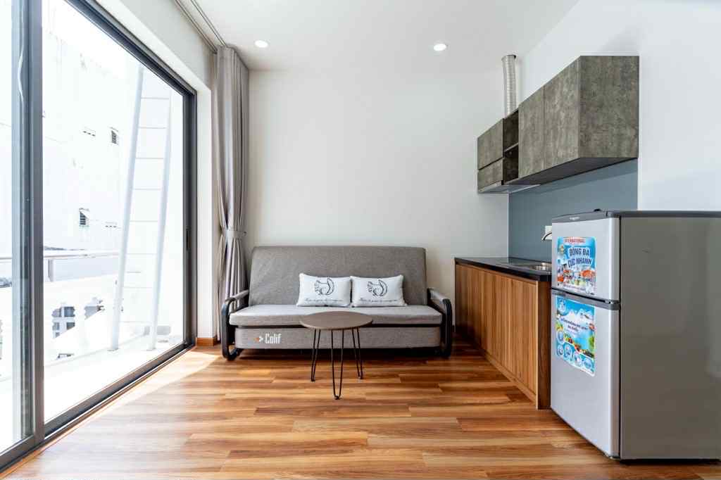 Căn hộ dịch vụ cao cấp đang cho thuê - full nội thất - tiện ích xung quanh