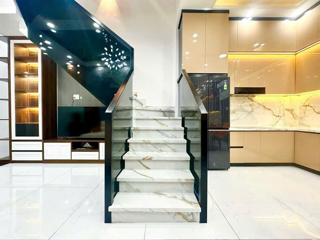 NHÀ MỚI 4 TẦNG - 4MX15M - HẺM 6M - HUỲNH TẤN PHÁT - GIÁ 6.8xTỶ