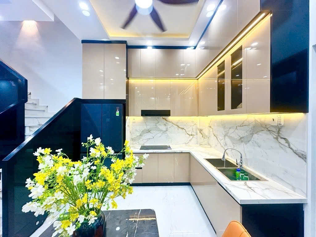 NHÀ MỚI 4 TẦNG - 4MX15M - HẺM 6M - HUỲNH TẤN PHÁT - GIÁ 6.8xTỶ