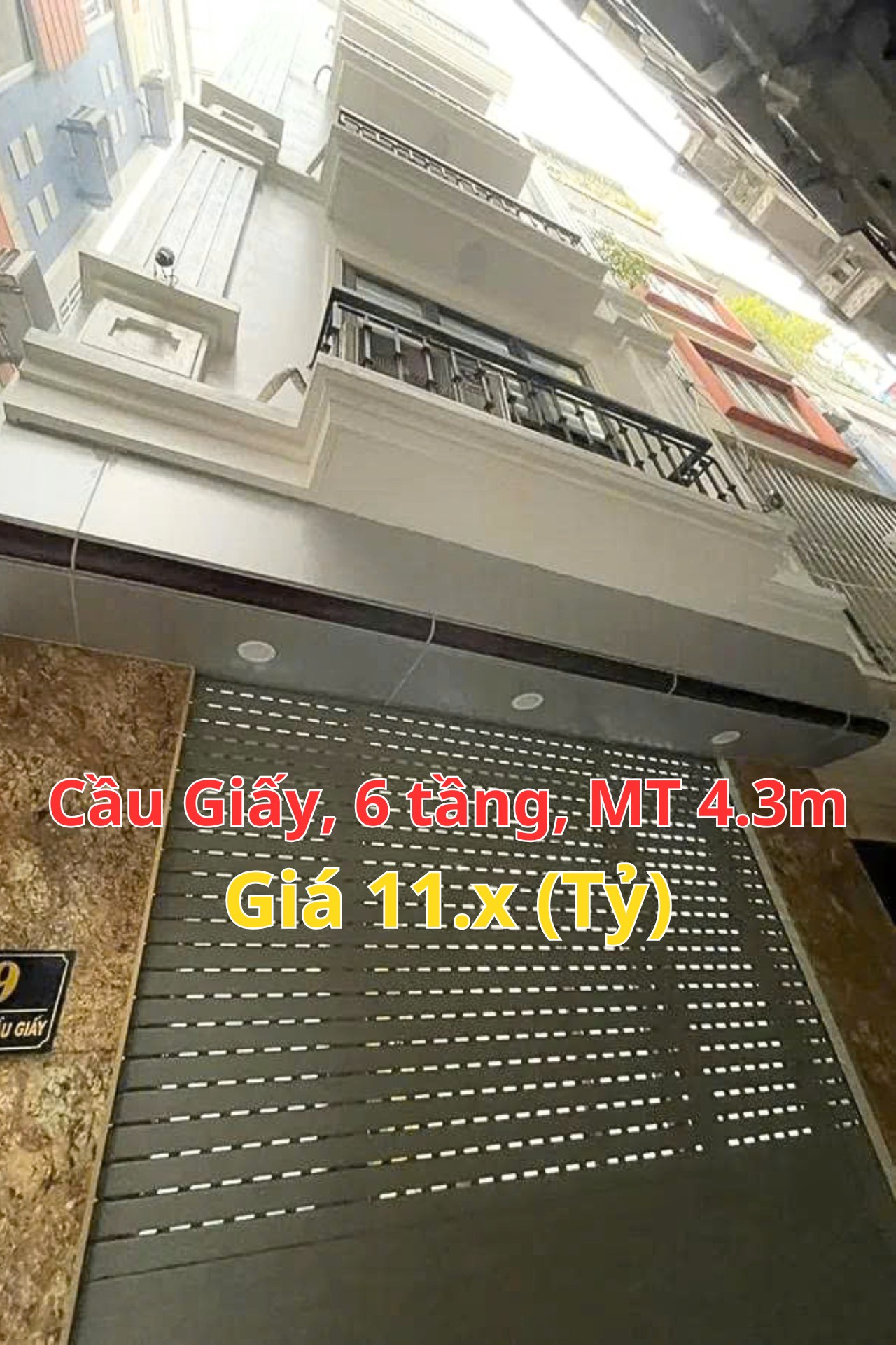 NHÀ CẦU GIẤY - NHỈNH 11 TỶ - 6 TẦNG -LÔ GÓC 2 THOÁNG - CHỦ THIỆN CHÍ BÁN NGAY