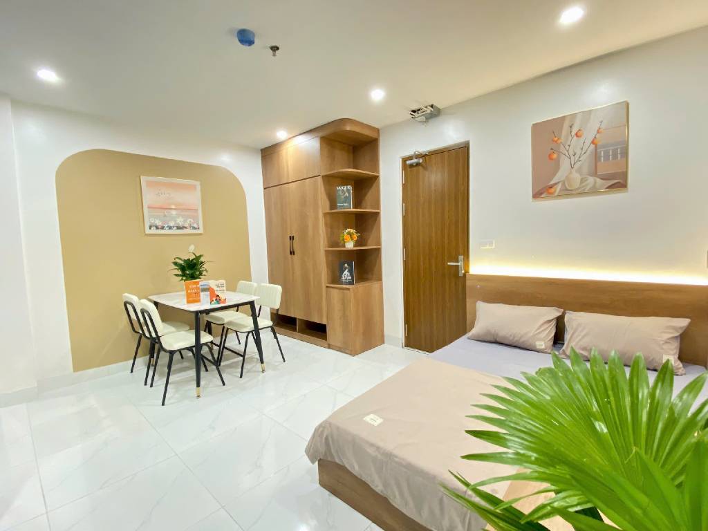 CĂN HỘ DỊCH VỤ HOÀNG MAI – 8 TẦNG THANG MÁY – SÁT PHỐ – DÒNG TIỀN KHỦNG