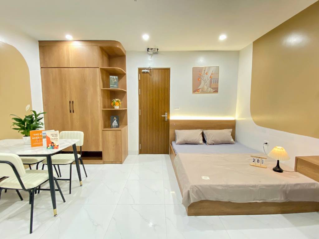 CĂN HỘ DỊCH VỤ HOÀNG MAI – 8 TẦNG THANG MÁY – SÁT PHỐ – DÒNG TIỀN KHỦNG