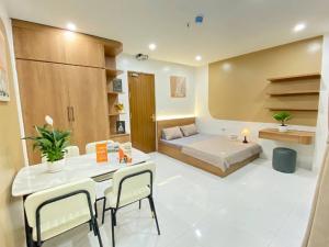 CĂN HỘ DỊCH VỤ HOÀNG MAI – 8 TẦNG THANG MÁY – SÁT PHỐ – DÒNG TIỀN KHỦNG