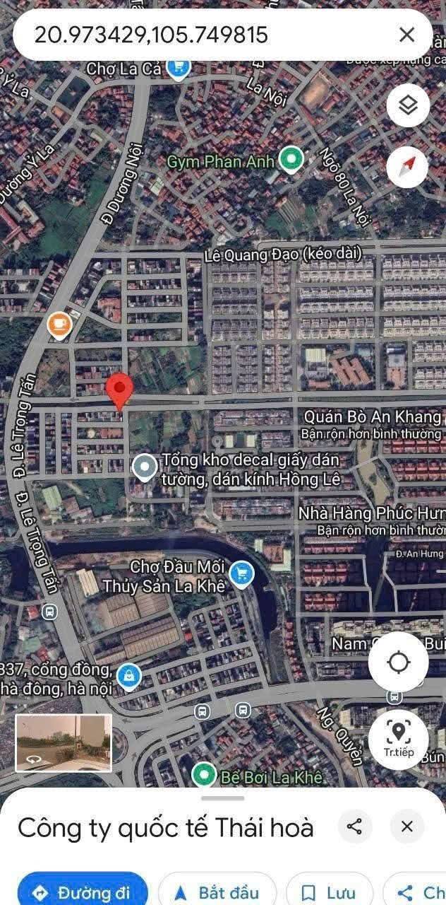 Bán lô đất góc DV Dương Nội. vị trí đẹp đẹp nhất khu, đường đôi trục chính