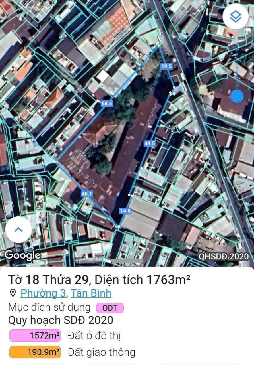 Bán Mặt Tiền Bùi Thị Xuân phường 3 quận Tân Bình