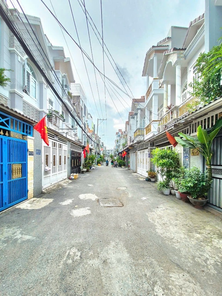 CHỦ CẦN BÁN GẤP NHÀ MẶT TIỀN HẺM 6m XE HƠI CHẠY HAI CHIỀU HẺM THÔNG TỨ TUNG