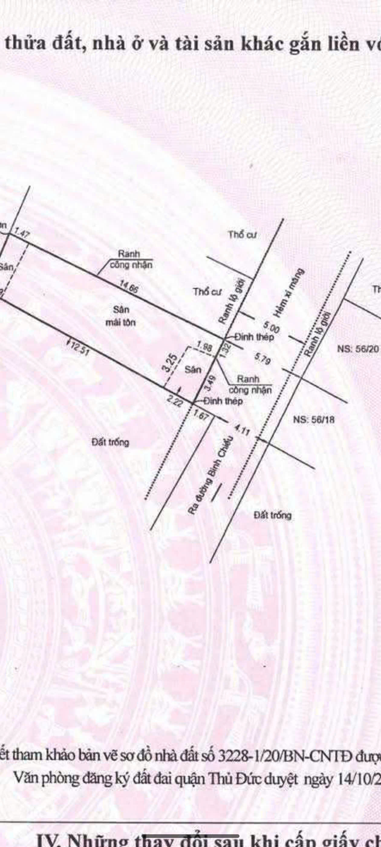 Bán Đất tặng nhà C4 DT72m2 Giá 3 Tỷ 650tr HXH 1/ Bình Chiểu - Bình Chiểu Thủ Đức