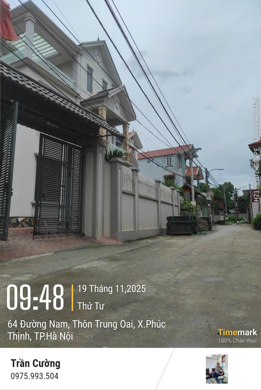 HƠN 4 TỶ SỞ HỮU LÔ ĐẤT 66M² TRUNG OAI – PHÚC THỊNH, HÀ NỘI. LÔ GÓC, Ô TÔ THÔNG.