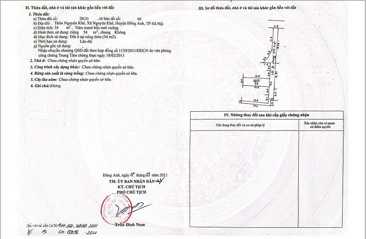  BÁN ĐẤT NGUYÊN KHÊ – ĐÔNG ANH, HÀ NỘI. GIÁ 3,67 TỶ