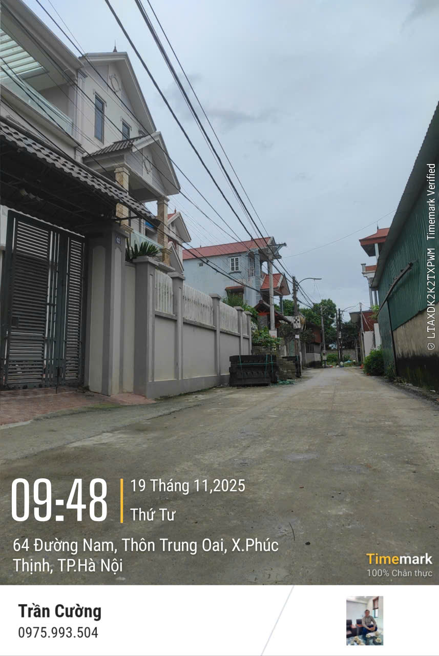 HƠN 4 TỶ SỞ HỮU LÔ ĐẤT 66M² TRUNG OAI – PHÚC THỊNH, HÀ NỘI. LÔ GÓC, Ô TÔ THÔNG. Q1      