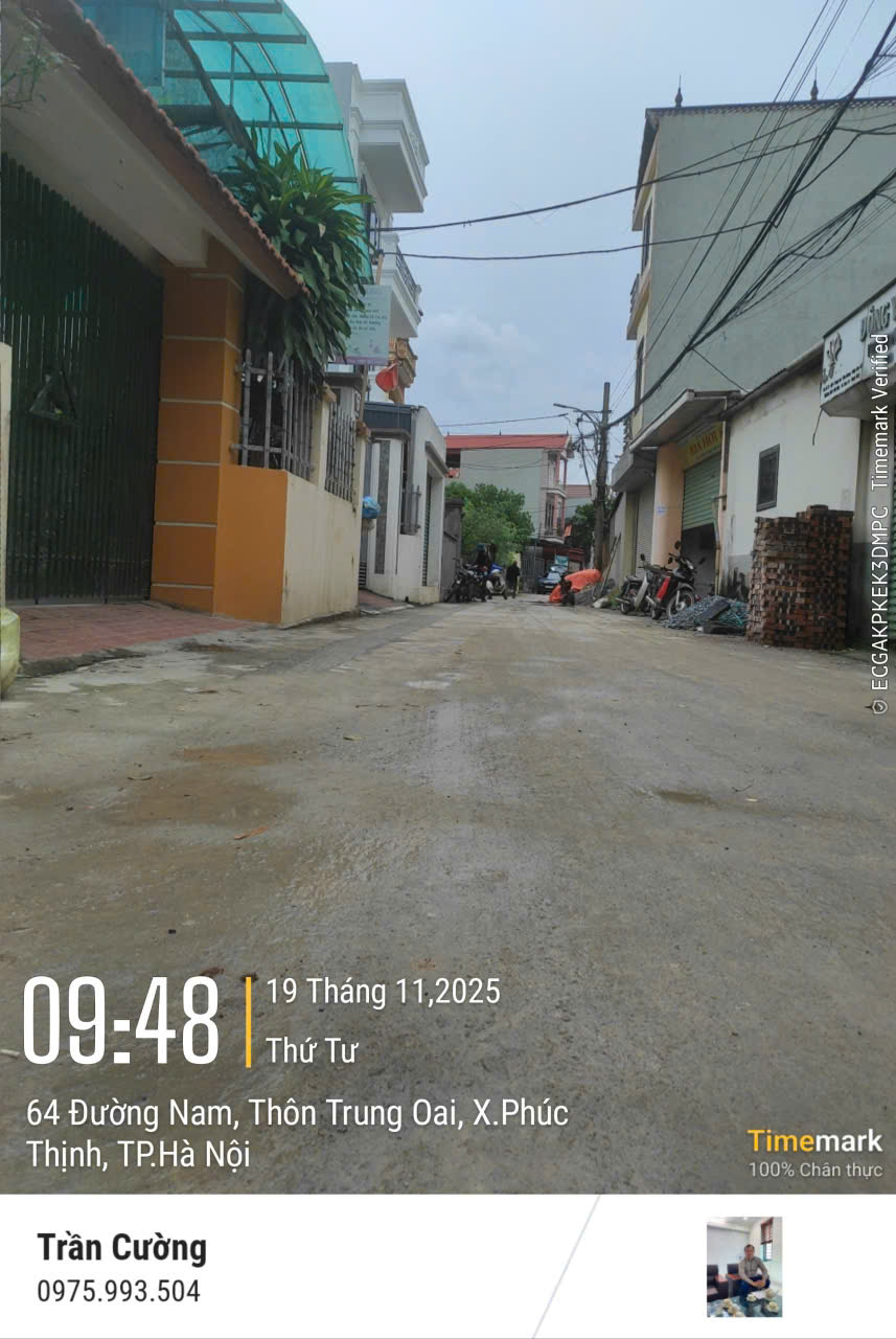 HƠN 4 TỶ SỞ HỮU LÔ ĐẤT 66M² TRUNG OAI – PHÚC THỊNH, HÀ NỘI. LÔ GÓC, Ô TÔ THÔNG. Q1      