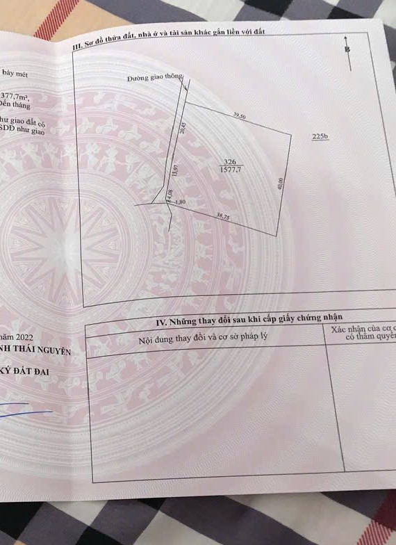 SIÊU PHẨM NHÀ VƯỜN, 1577M2 GIÁP HÀ NỘI. GẦN SÂN GOLF, ĐƯỜNG VD5 VÀ KCN TÂY PHỔ YÊN