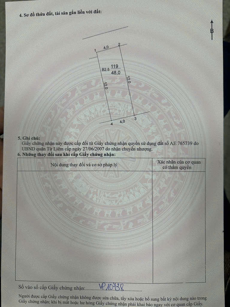 BÁN NHÀ CỔ NHUẾ, DÂY XÂY KIÊN CỐ, GẦN ĐƯỜNG Ô TÔ, DIỆN TÍCH 48M2, CHỈ 9.5 TỶ