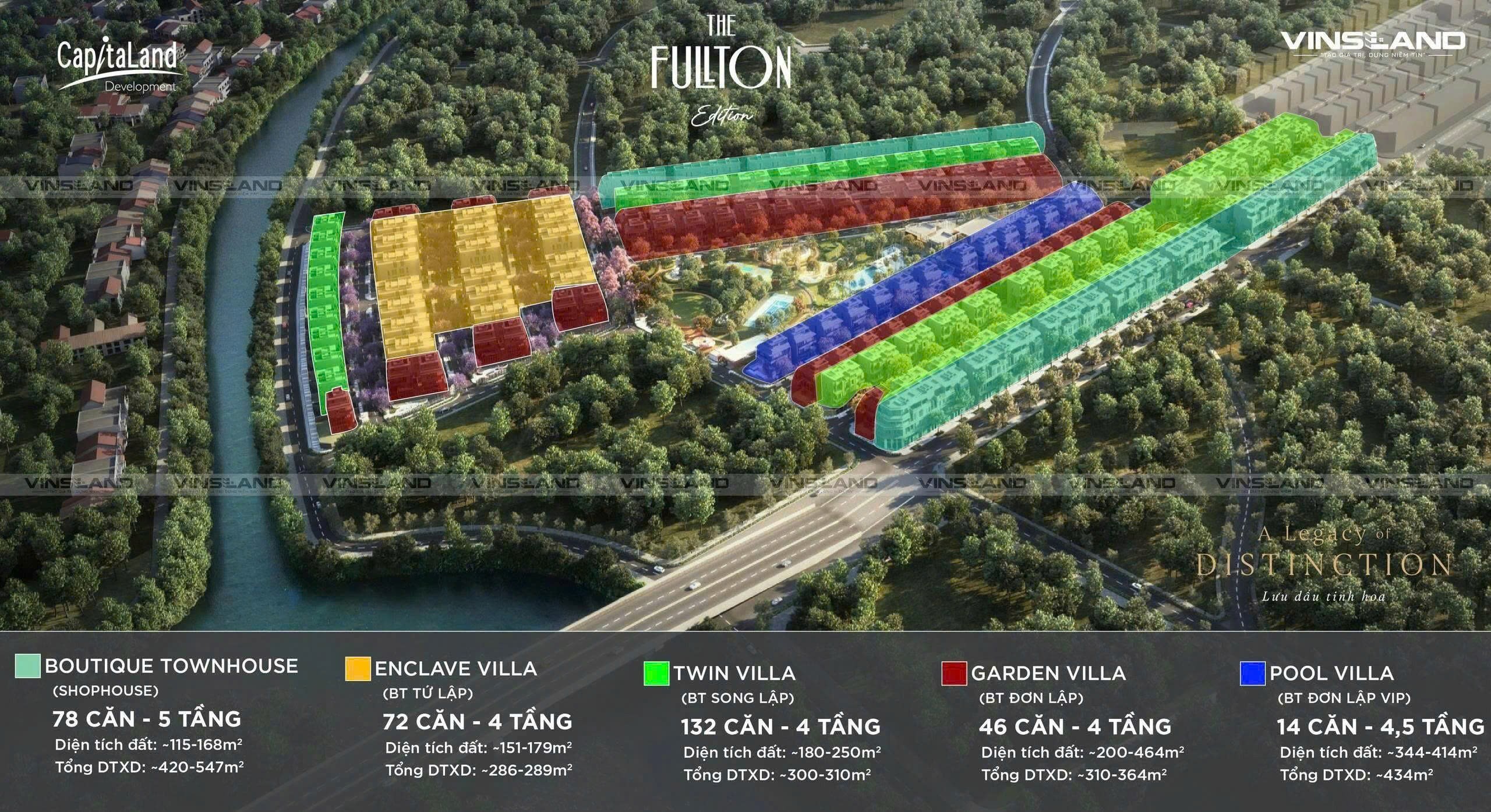 The Fullton CapitaLand, thuộc đại đô thị Vinhomes Ocean Park 3, xã Nghĩa Trụ, huyện Văn Giang, Hưng Yên