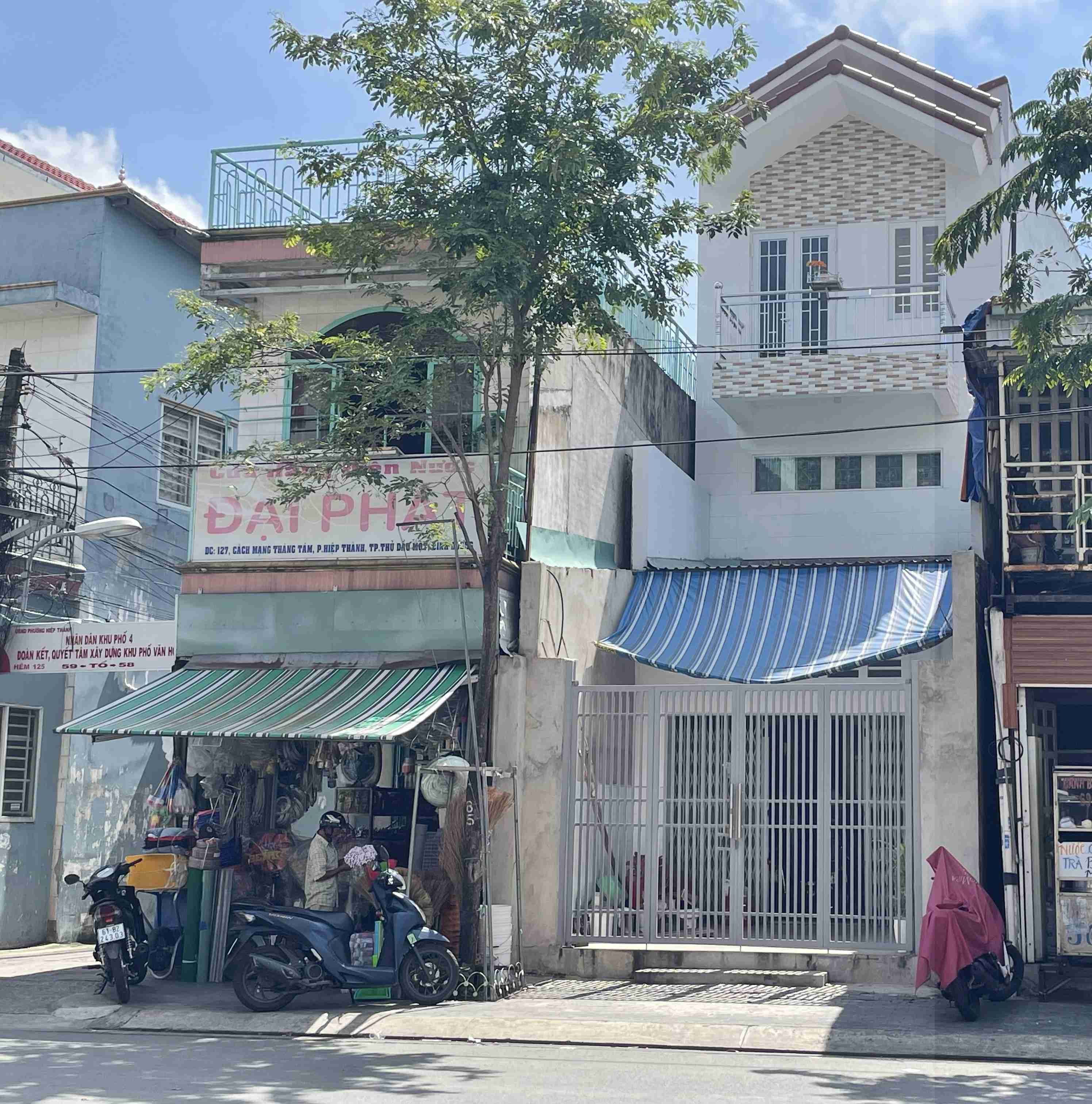 99M2 – NHÀ MỚI 2 MẶT THOÁNG - MẶT TIỀN CMT8 BÌNH DƯƠNG - 3 TẦNG