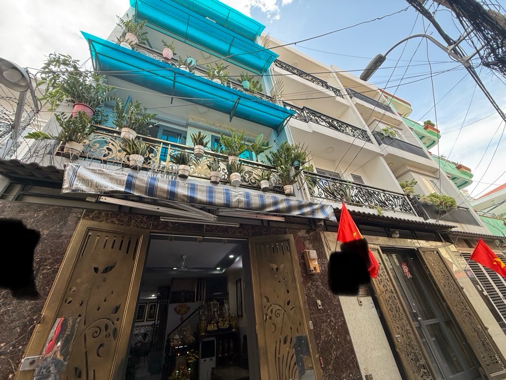 12.3 TỶ - CỘNG HOÀ - 54M2 - HẺM LỚN 6M THÔNG - 4 TẦNG