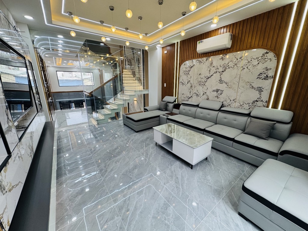 NHÀ 6 TẦNG MỚI – TRUNG MỸ TÂY 9 – Q.12 – 72M² (4×18M) – HẺM 2 Ô TÔ