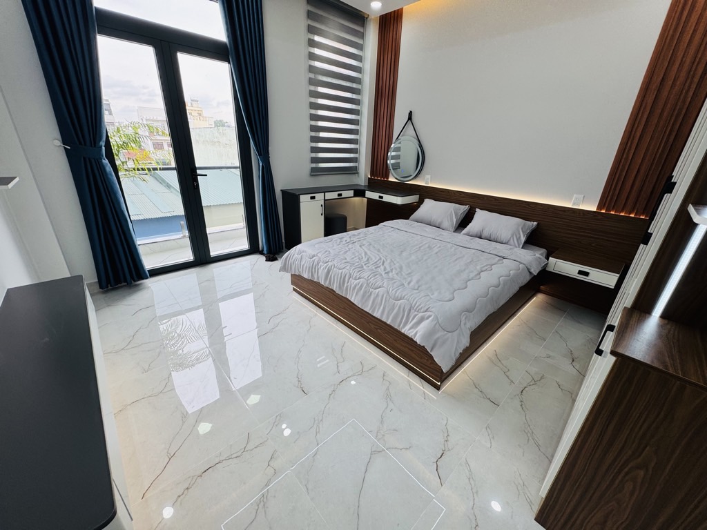 NHÀ 6 TẦNG MỚI – TRUNG MỸ TÂY 9 – Q.12 – 72M² (4×18M) – HẺM 2 Ô TÔ