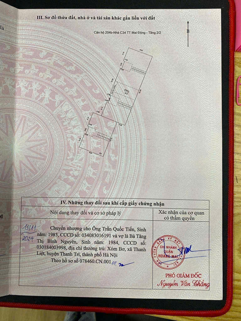 Bán Căn hộ tập thể Mai Động - đã cải tạo