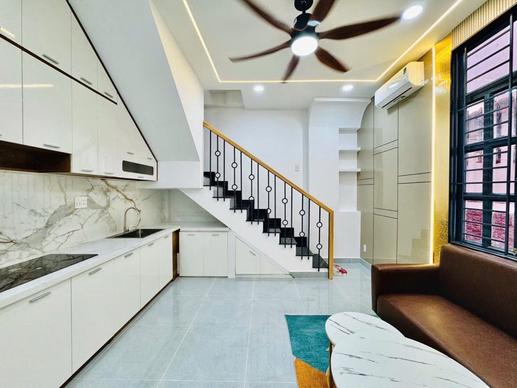Nhà 4Tầng mới hẻm thông ngay Chợ Ga, Phú Nhuận chỉ 4,xx tỷ