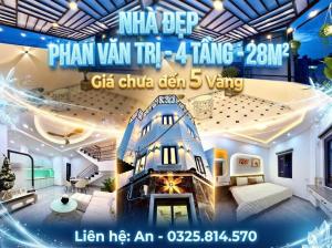 NHÀ ĐẸP - HẺM 3M PHAN VĂN TRỊ BÌNH LỢI TRUNG (BÌNH THẠNH) - NHÀ MỚI 4 TẦNG - 28M2 - FULL NỘI THẤT - CHƯA ĐẾN 5 TỶ
