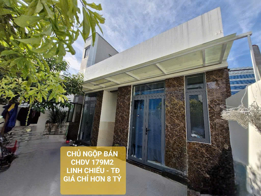 CHDV 179M2 - ĐƯỜNG SỐ - LINH CHIÊU - NGAY CHỢ THỦ ĐỨC 
-CHỈ 8 TỶ HƠN
