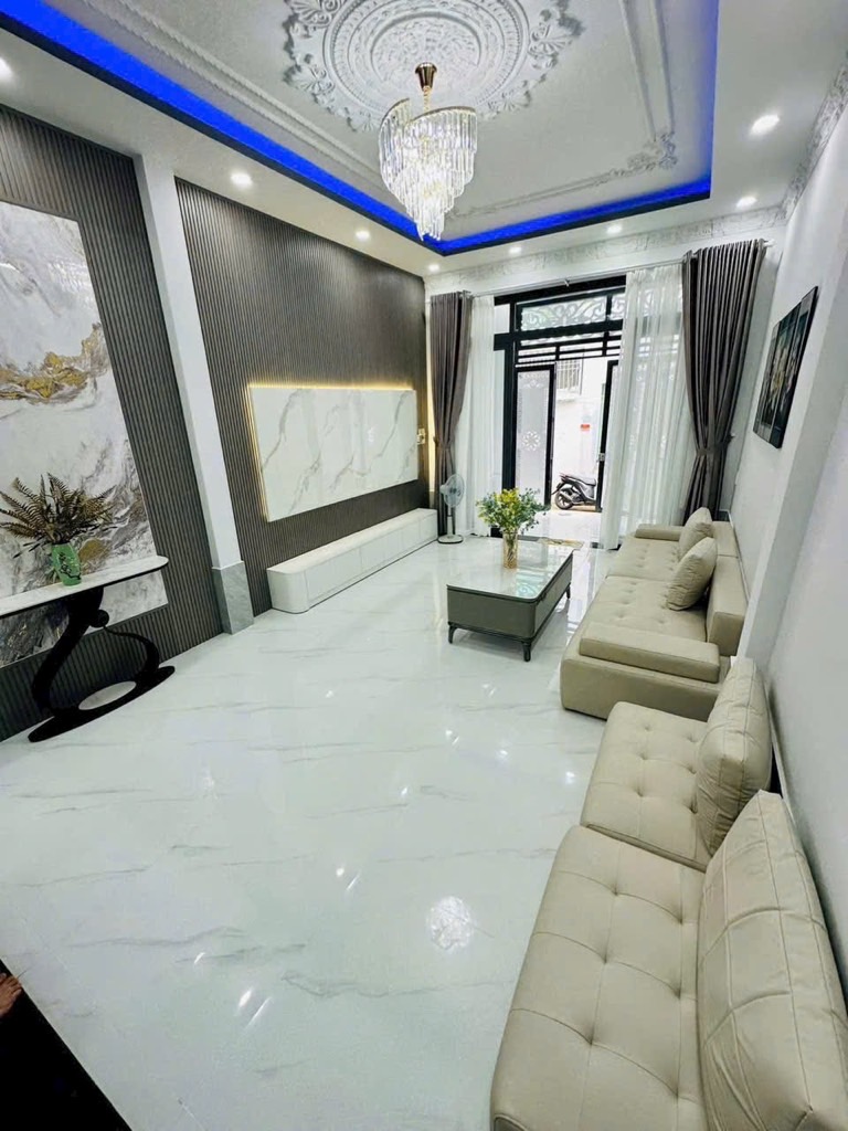 Bán Nhà 2 Tầng - Nhà xây mới - Hẻm an ninh 3m Gần hẻm xe hơi - hẻm xi măng mới nâng cao ráo