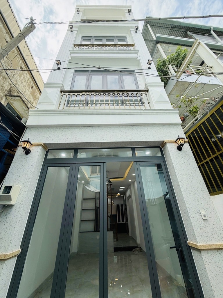 Bán nhà Nguyễn Văn Đậu mới xây khu an ninh 4pn