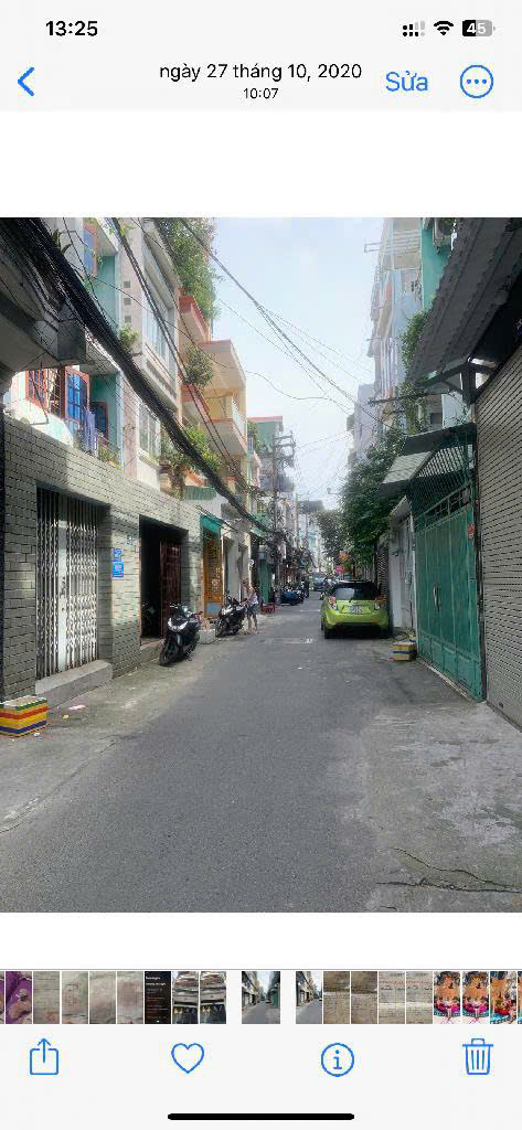 Bán nhà 3 tầng, mặt tiền,đường Tân Trang, Tân Hòa Tân Bình, DT: 4.4 x 11, Giá: 10 tỷ