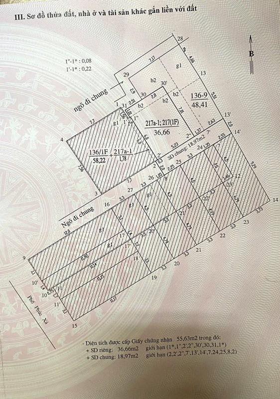 Nhà đẹp khu Phúc Xá chủ tự xây – gần mặt phố – ở ngay
