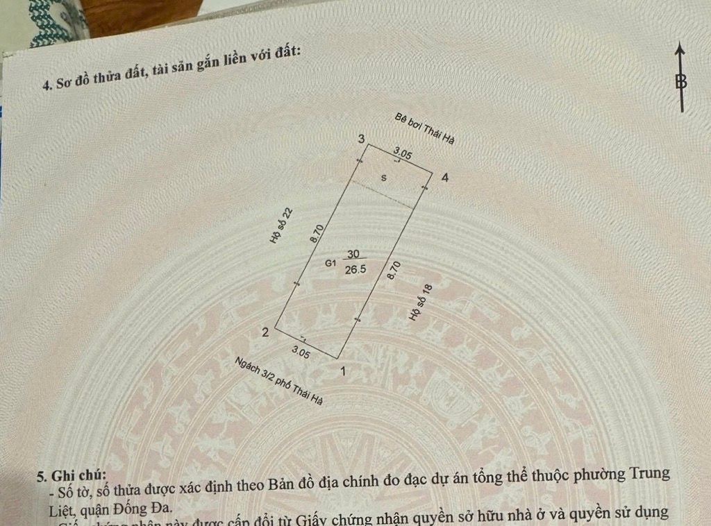 Bán Nhà Thái Hà Đống Đa 30m2 x 4 Tầng - Nhà Đẹp Phân Lô - Ô Tô Đỗ Cửa Giá Nhỉnh Nhẹ 10 Đổng