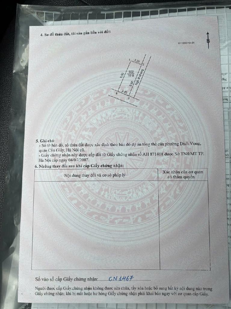 Nhà 4 tầng, 3 ngủ ngay trần quốc vượng 8,3 tỷ