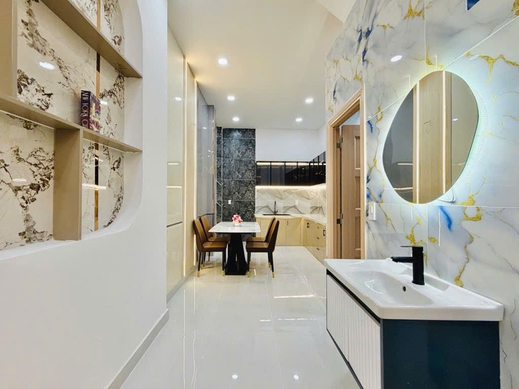 Nhà 4 tầng Thạnh Thông Tây, gần công viên, 4 phòng ngủ, giá 5.95 tỷ, Gò Vấp